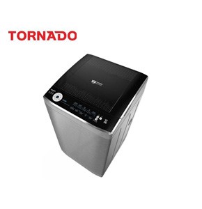 Tornado washing machine, top automatic, 13 kg, silver