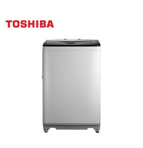 Toshiba washing machine, top automatic, 11 kg, new shape, hot and cold inlet, white